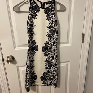 Black and white dress